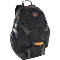 Arsenal 5188 Work Gear Jobsite Backpack with Hardhat Storage, 15" L x 7" W, Black, Nylon/Polyester SHB422 | Stor-it Systems