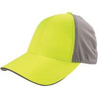 GloWear 8931 Reflective Stretch-Fit Hat, High Visibility Lime-Yellow, Poly-Cotton SHB482 | Stor-it Systems