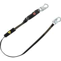 V-Series Welding Energy Absorbing Lanyard, 6', Snap Hook Center, Snap Hook Leg Ends, Kevlar&reg;/Metal/Nylon Stor-it Systems