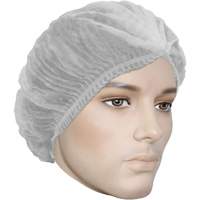 Bonnet bouffant pliss&eacute; Cova-Cap, Polypropyl&egrave;ne, 21", Blanc Stor-it Systems