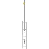 Latchways<sup>®</sup> Vertical Ladder Lifeline with SRL Ladder Extension Post Kit, Stainless Steel SHC056 | Stor-it Systems