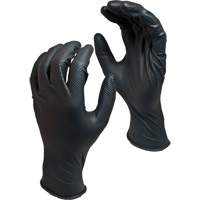 Gants jetables biod&eacute;gradables Green Monkey, Petit, Nitrile, 8 mils, Sans poudre, Noir Stor-it Systems
