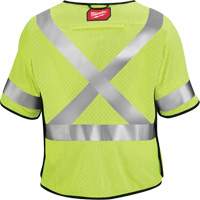 Breakaway Mesh Safety Vest, Black/High Visibility Lime-Yellow, Medium/Small, CSA Z96 Class 2 - Level FR SHC505 | Stor-it Systems