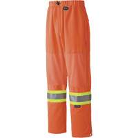 6001P Traffic Safety Pants, Polyester, X-Small, High Visibility Orange Stor-it Systems