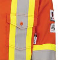 7743 Chemise de s&eacute;curit&eacute; ignifug&eacute;e FR-Tech, Petit, Orange haute visibilit&eacute; Stor-it Systems