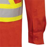 7743 Chemise de s&eacute;curit&eacute; ignifug&eacute;e FR-Tech, Petit, Orange haute visibilit&eacute; Stor-it Systems