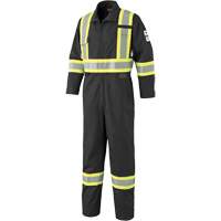 7702BKT FR-Tech&reg; Arc-Rated Coverall, Size 40 (Tall), Black, 10 cal/cm² Stor-it Systems