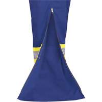 7706 FR-Tech&reg; Flame-Resistant Coverall with Leg Zippers, Size 36, Royal Blue, 9.7 cal/cm² Stor-it Systems