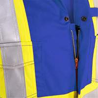 7706T FR-Tech&reg; Flame-Resistant Coverall with Leg Zippers, Size 40 (Tall), Royal Blue, 9.7 cal/cm² Stor-it Systems