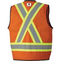 7732 Veste d'arpenteur ignifuge et r&eacute;sistant aux arcs &eacute;lectriques FR-Tech, Petit, Orange haute visibilit&eacute;, 9,7 cal/cm² Stor-it Systems