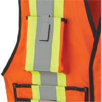 7732 Veste d'arpenteur ignifuge et r&eacute;sistant aux arcs &eacute;lectriques FR-Tech, Petit, Orange haute visibilit&eacute;, 9,7 cal/cm² Stor-it Systems