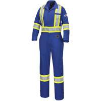 7704W FR-Tech&reg; Women's FR/Arc-Rated Coveralls, Size X-Small, Royal Blue, 10 cal/cm² Stor-it Systems