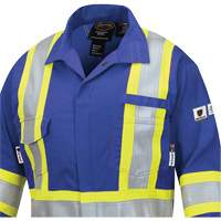 7704W FR-Tech&reg; Women's FR/Arc-Rated Coveralls, Size X-Small, Royal Blue, 10 cal/cm² Stor-it Systems