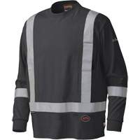 340SFA Chemise de s&eacute;curit&eacute; &agrave; manches longues ignifuge, Petit, Noir Stor-it Systems
