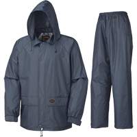 883 Rain Suit, Polyester/PVC, Small, Navy Blue Stor-it Systems
