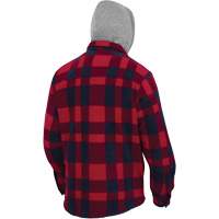 415RB Chemise &agrave; capuche matelass&eacute;e, Hommes, Petit, Multicolore Stor-it Systems