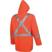 576J Veste de pluie ignifuge haute visibilit&eacute;, Petit, Orange haute visibilit&eacute; Stor-it Systems