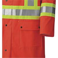5896 Manteau long imperm&eacute;able et ignifuge, Petit, Orange haute visibilit&eacute; Stor-it Systems