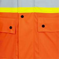 High-Visibility FR Waterproof Safety Jacket, X-Small, High Visibility Orange SHE543 | Stor-it Systems