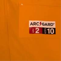 5880 FR/Arc-Rated Waterproof Rain Jacket, X-Small, High Visibility Orange, 10 cal/cm² Stor-it Systems