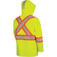 5881 FR/Arc-Rated Waterproof Rain Jacket, X-Small, High Visibility Yellow, 10 cal/cm² Stor-it Systems