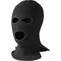 560-B 3-Hole Balaclava, Acrylic, Black Stor-it Systems