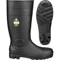 Safety Boots, PVC, Steel Toe, Size 12 SHE681 | Stor-it Systems