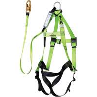 Contractor Series Safety Harness with Shock Absorbing Lanyard, Harness/Lanyard Combo SHE928 | Stor-it Systems
