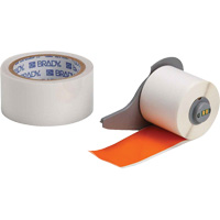 ToughStripe<sup>®</sup> Ultra-Aggressive Adhesive Multi-Purpose Label Tape with Overlaminate, Polyester, Orange, 2" Width SHF063 | Stor-it Systems