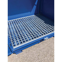 Ultra-Hard Top S4 Steel Spill Pallet, 61" L x 54.4" W x 52" H, 4700 lbs. Load Capacity Stor-it Systems