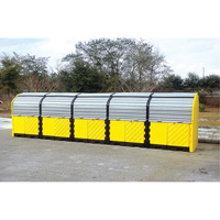 P20 Plus Ultra-Hard Top Spill Pallets sans drain, 312" lo x 79" la x 62" h, Capacit&eacute; de charge 9000 lb Stor-it Systems