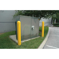 Ultra-Post Protector<sup>®</sup>, 4" Dia. x 52" L, Yellow SHF496 | Stor-it Systems