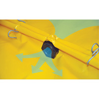 Ultra-Spill Deck flexible, &agrave; vessie, 4 barils, Capacit&eacute; de d&eacute;versement 110 gal. US, 51" x 48" x 5" Stor-it Systems
