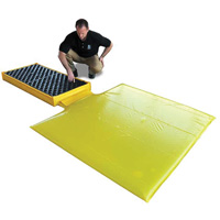 Ultra-Spill Deck flexible, &agrave; vessie, 2 barils, Capacit&eacute; de d&eacute;versement 88 gal. US, 48" x 27" x 5" Stor-it Systems
