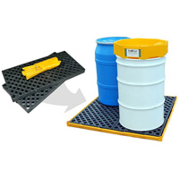 Ultra-Spill Deck flexible, &agrave; vessie, 4 barils, Capacit&eacute; de d&eacute;versement 110 gal. US, 51" x 48" x 5" Stor-it Systems