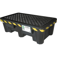 Ultra-Spill Pallet mod&egrave;le &eacute;conomique, 2 barils, Capacit&eacute; de d&eacute;versement 66 gal. US, 53" x 29" x 16,5" Stor-it Systems