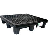 Ultra-Spill Pallet mod&egrave;le &eacute;conomique, 4 barils, Capacit&eacute; de d&eacute;versement 66 gal. US, 53" x 53" x 11,8" Stor-it Systems