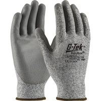 G-Tek<sup>®</sup> Seamless Knit Cut-Resistant Gloves, Size X-Small, 13 Gauge, Polyurethane Coated, PolyKor<sup>®</sup> Shell, ASTM ANSI Level A2/EN 388 Level B SHG023 | Stor-it Systems