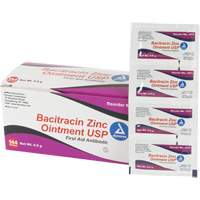 Efcom Limited Bacitracin Zinc First Aid Packets, Ointment, Antibiotic Stor-it Systems