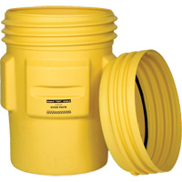 Overpack Plastic Drum Barrel, 95 US gal., Stationary SHG283 | Stor-it Systems