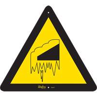 Falling Snow/Ice CSA Safety Sign, 12" x 12", Aluminum, Pictogram SHG611 | Stor-it Systems
