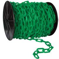 Chaîne de s&eacute;curit&eacute; en plastique robuste, Jaune Stor-it Systems