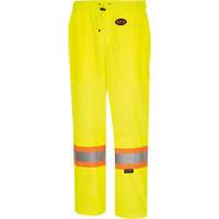 5999PW Women's  Traffic Safety Pants, Polyester, X-Small, High Visibility Lime-Yellow Stor-it Systems