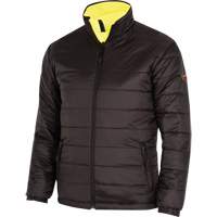 5771 Waterproof Reversible Safety Jacket, Polyester/Polyurethane, High Visibility Lime-Yellow, Small Stor-it Systems