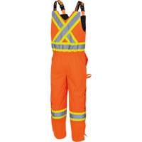 5040 Combinaisons de s&eacute;curit&eacute; matelass&eacute;e imperm&eacute;able, Polyester, Petit, Orange haute visibilit&eacute; Stor-it Systems