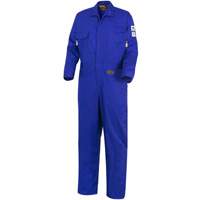 7779T FR-Tech&reg; 88/12 Arc Rated Flame Resistant Coveralls, Size 40 (Tall), Royal Blue, 10 cal/cm² Stor-it Systems