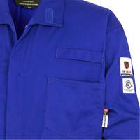 7779T FR-Tech&reg; 88/12 Arc Rated Flame Resistant Coveralls, Size 40 (Tall), Royal Blue, 10 cal/cm² Stor-it Systems