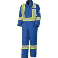 High Visibility FR Rated & Arc Rated Safety Coveralls, Size Small, Royal Blue, 58 cal/cm² SHI238 | Stor-it Systems