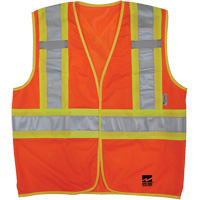 Open Road<sup>®</sup> “BTE” Vest, High Visibility Orange, 4X-Large/5X-Large, CSA Z96 Class 2 - Level 2 SHI571 | Stor-it Systems