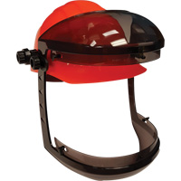 Visière Facetech avec attache pour casques de sécurité à fentes, Suspension Rochet SHI635 | Stor-it Systems